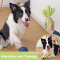 Rubber Dog Toy Cactus with Pet Chew Toy